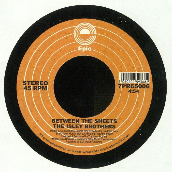 The Isley Brothers - Footsteps In The Dark (Part 1 & 2) / Between The Sheets (7")