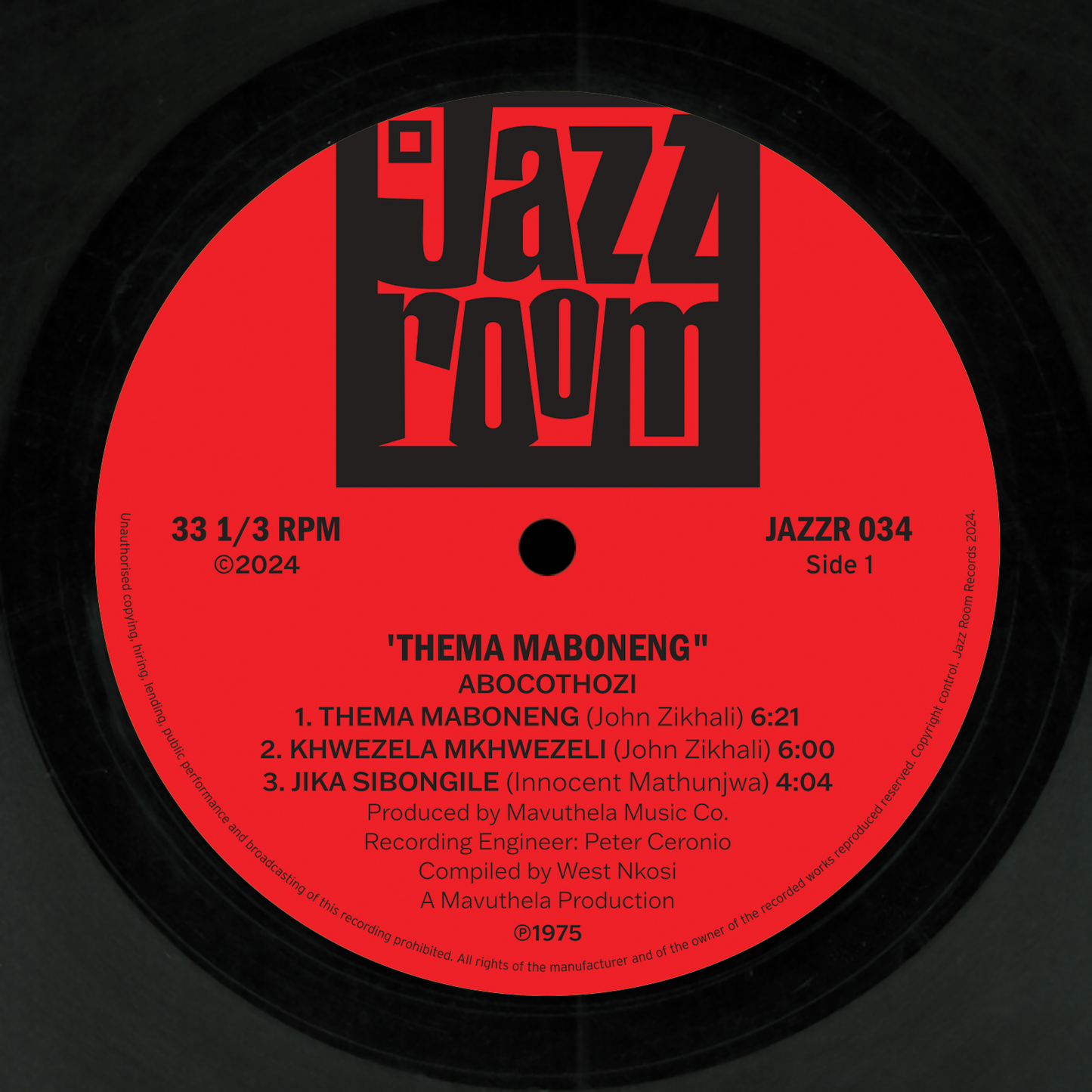 Abacothozi – Thema Maboneng (LP, Jazz Room Records, 2024) Image 4