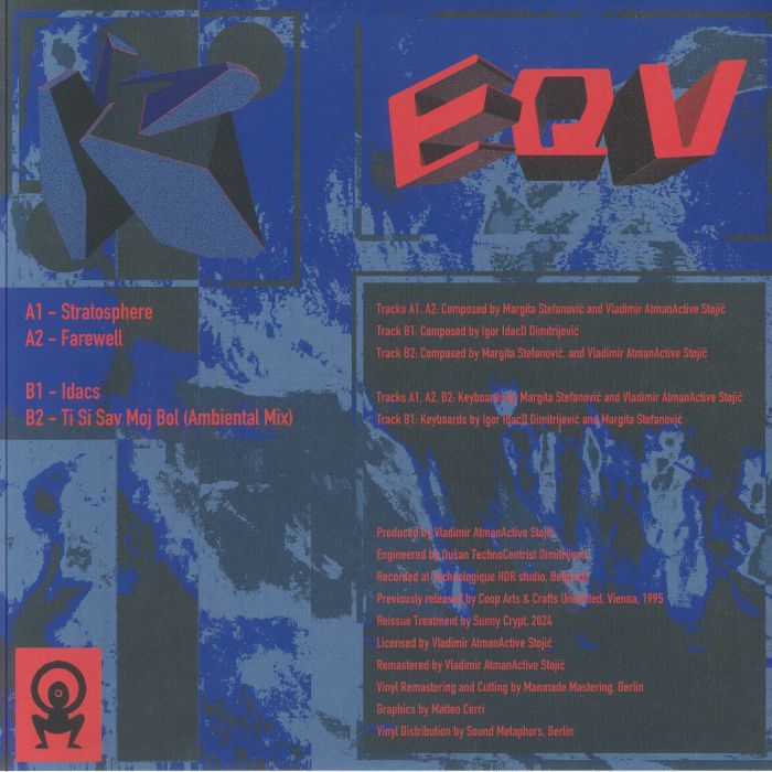 EQV – Ti Si Sav Moj Bol (12", Sunny Crypt, 2024) Back Cover