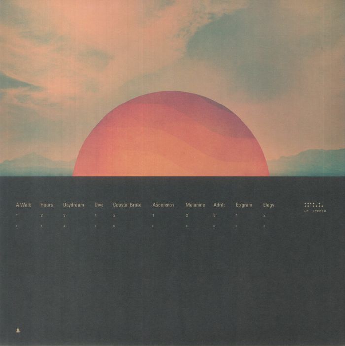 Tycho – Dive (2xLP, 10 Year Anniversary Repress Orange + Red Marbled Vinyl, Ghostly International, 2022) Back Cover