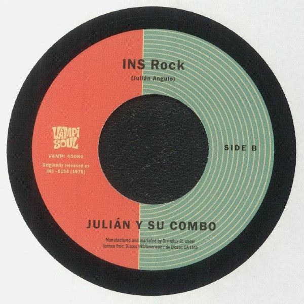 Julian Y Su Combo – Enyere Kumbara / I.N.S. Rock (7", Vampi Soul, 2022) Back Cover