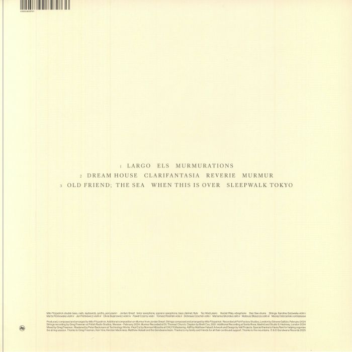 Vega Trails – Sierra Tracks (2xLP, Gondwana Records, 2025) Back Cover
