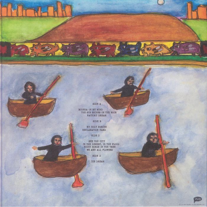 Mountain Movers – Walking After Dark (2xLP, Trouble In Mind, 2024) Back Cover