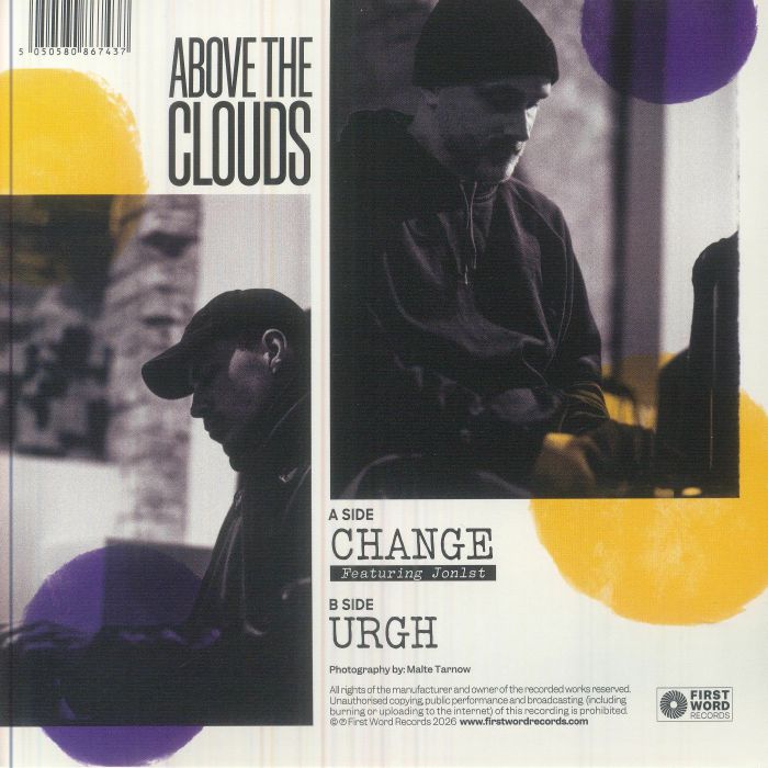 Above The Clouds – Change (7", First Word Records, 2026) Back Cover