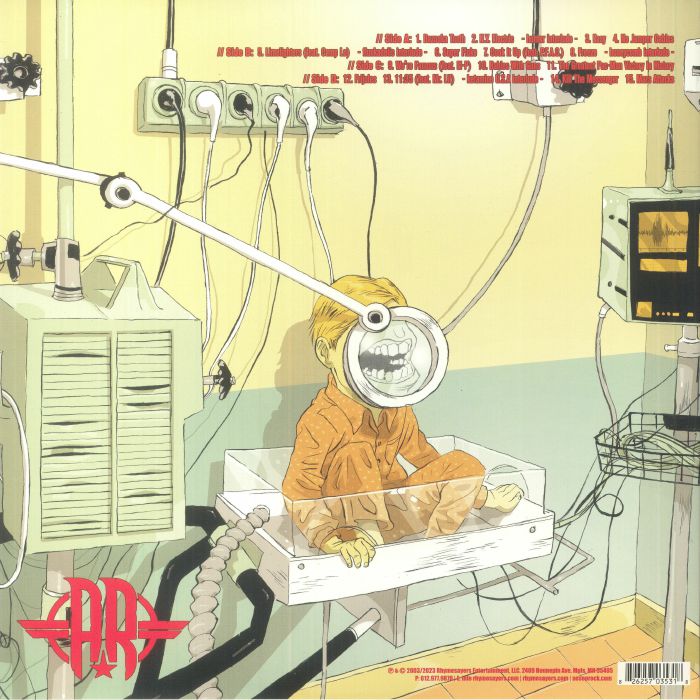 Aesop Rock – Bazooka Tooth (2xLP, Rhymesayers Entertainment, 2023) Back Cover