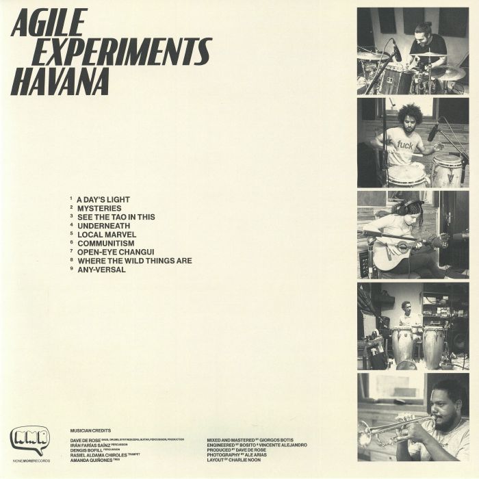 Agile Experiments – Havana (LP, None More, 2026) Back Cover