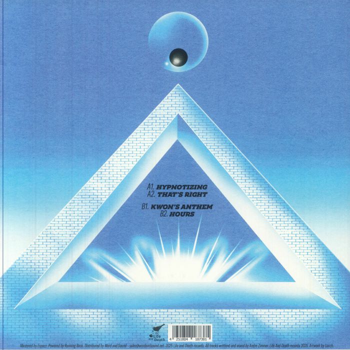 Andre Zimmer – Kwon’s Anthem (12", Life And Death, 2025) back cover