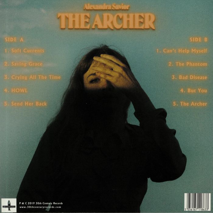 Alexandra Savior – The Archer (LP, 30th Century Records, 2024) Back Cover