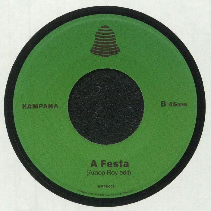 Aroop Roy – Hustle Do Brasil (7", Kampana, 2021) Back Cover
