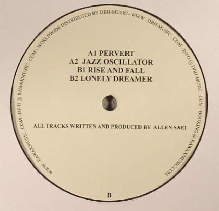 Aubrey – Abstractions EP (12", Rawax, 2015) Back Cover