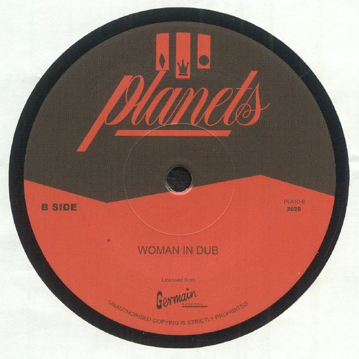 Audrey Hall – Woman In Love (7", Planets, 2025) Back Cover
