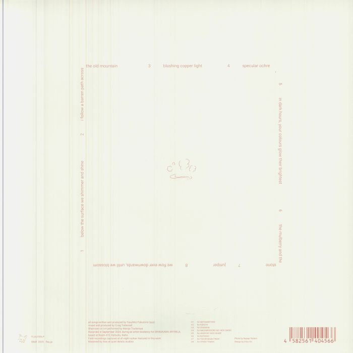 aus + The Humble Bee – Chalybeate (LP, Clear, flau, 2026) Back Cover