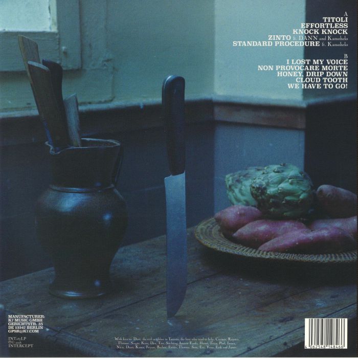 Axefield – Ostuni Bound NOW! (LP, Intercept, 2026) Back Cover