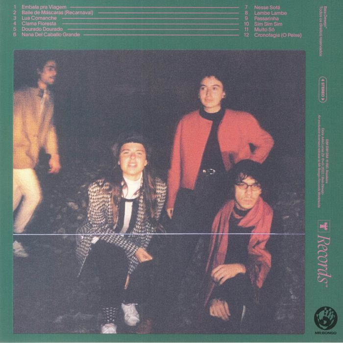 Bala Desejo – Sim Sim Sim (LP, Red, Mr Bongo, 2023) Back Cover