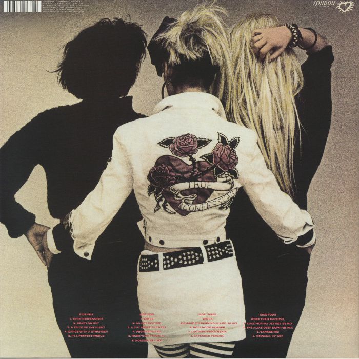 Bananarama – True Confessions (40th Anniversary Edition) (2xLP, EXCLS2LP | (40th Anniversary Edition) (2LP, London, 2026) Back Cover