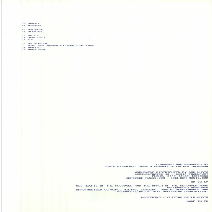 Bandulu – Guidance (2xLP, Rawax, 2025) Back Cover