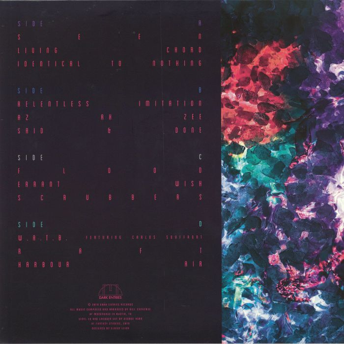 Bill Converse – Hallways (2xLP, Dark Entries, 2019) Back Cover