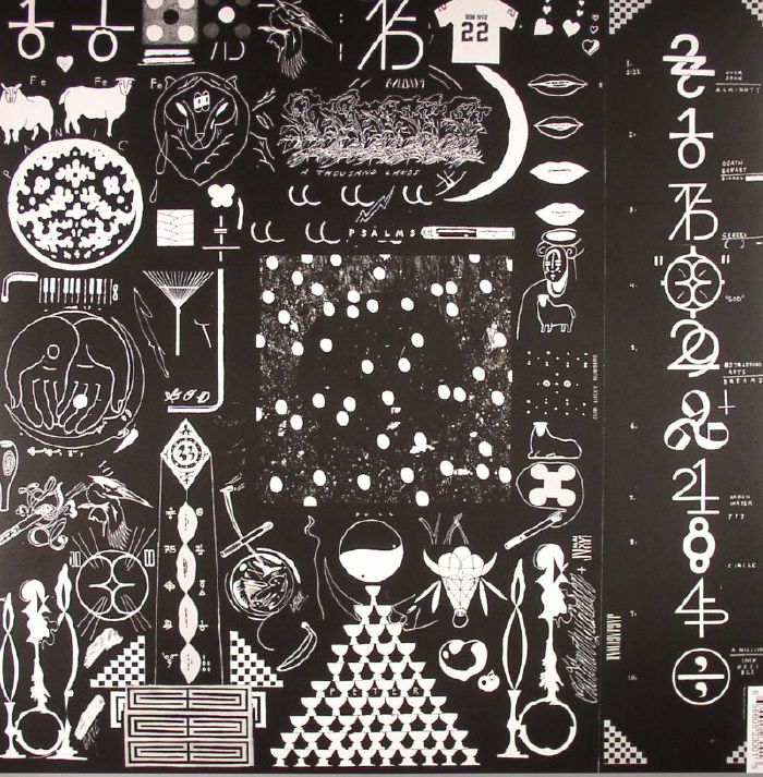 Bon Iver – 22, A Million (LP, Jagjaguwar, 2016) Back Cover