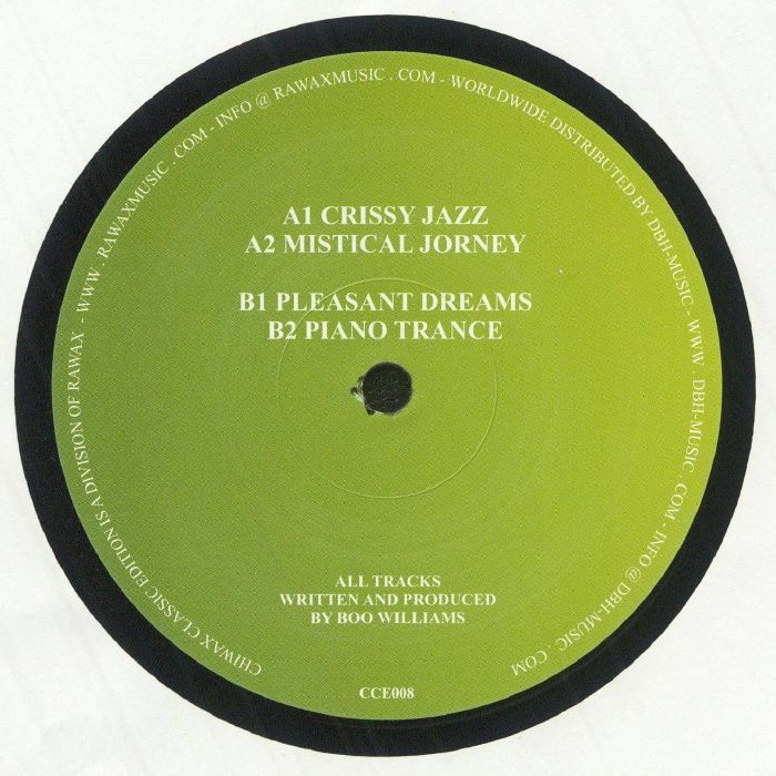 Boo Williams – Pleasant Dreams (12", Chiwax Classic Edition, 2025) Back Cover