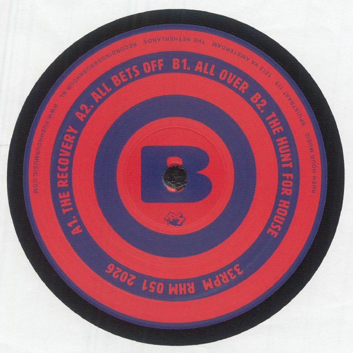 Boo Williams – The Recovery (12", Rush Hour, 2026) Back Cover