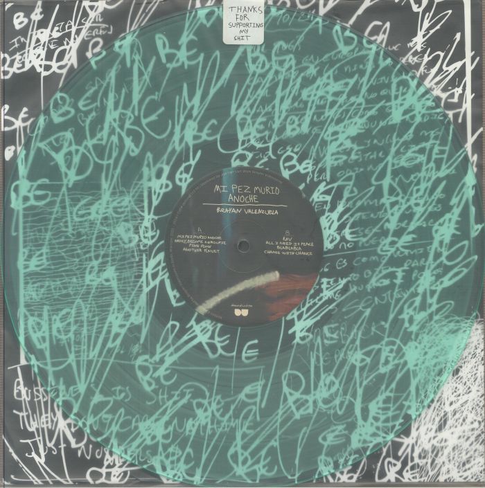 Brayan Valenzuela – Mi Pez Murió Anoche (LP, Transparent, Detroit Underground, 2025) Back Cover