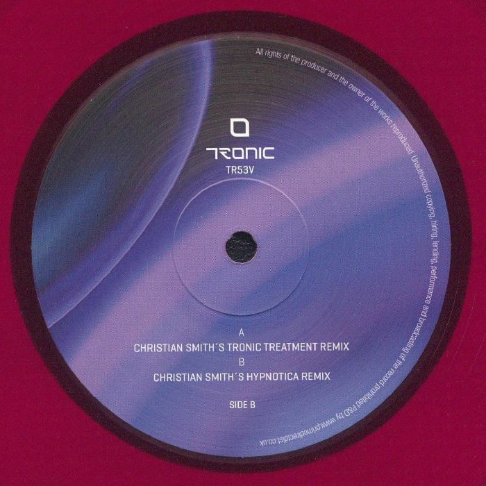 Carl Craig – At Les (Christian Smith Remixes) (12", Purple, Tronic, 2024) Back Cover