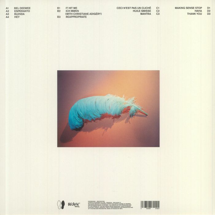 Charlotte Adigéry & Bolis Pupul – Topical Dancer (2xLP, Deewee, 2022) Back Cover