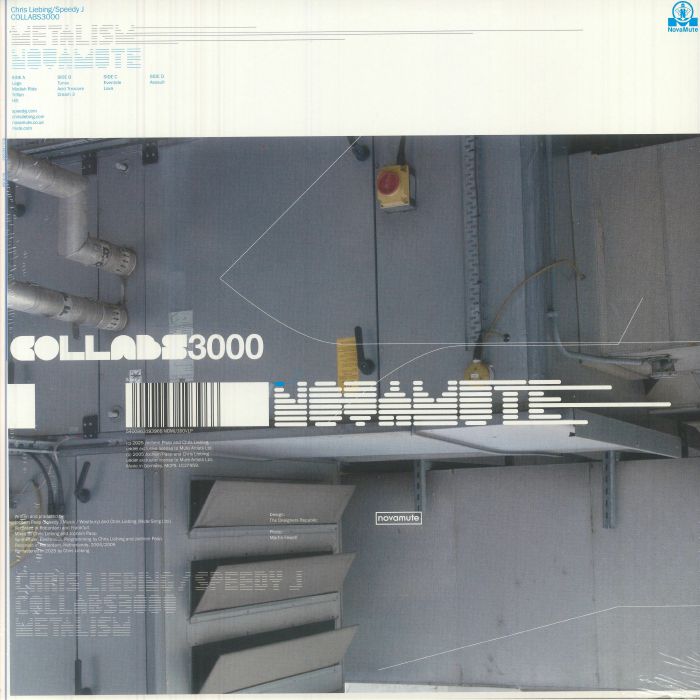 Chris Liebing Speedy J – Collabs3000 Metalism (2xLP, Mute, 2025) Back Cover
