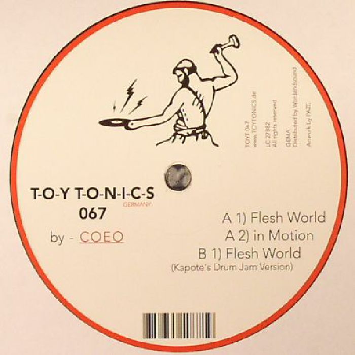 COEO – Flesh World (12", Toy Tonics, 2017) Back Cover