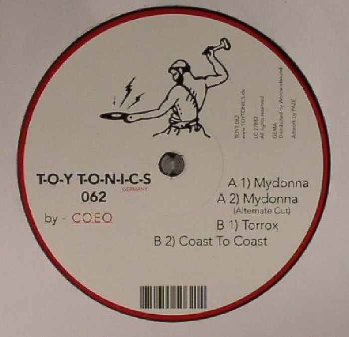COEO – Mydonna (12", Toy Tonics, 2017) Back Cover