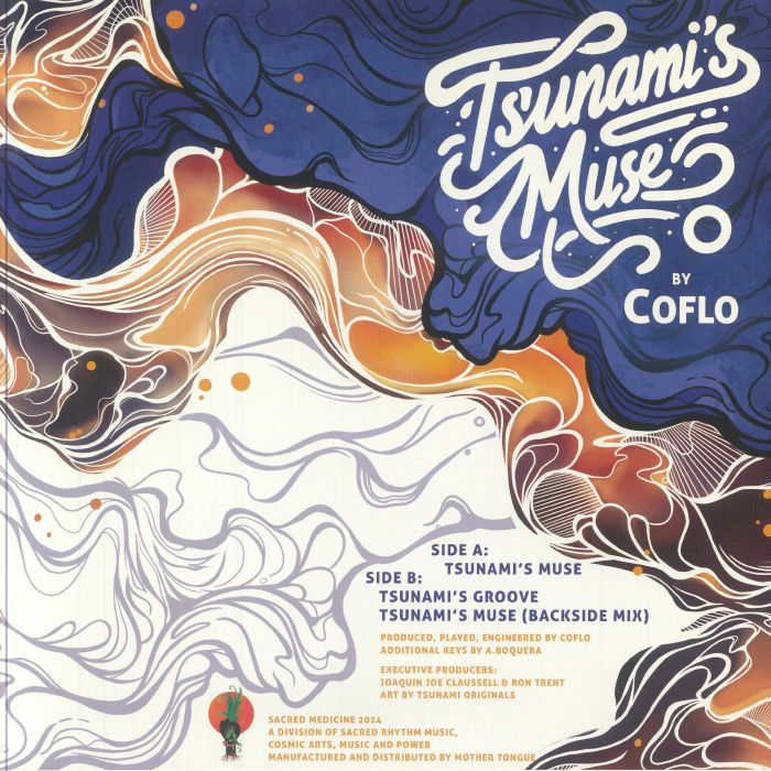 Coflo – Tsunami's Muse (12", Sacred Medicine, 2025) back cover