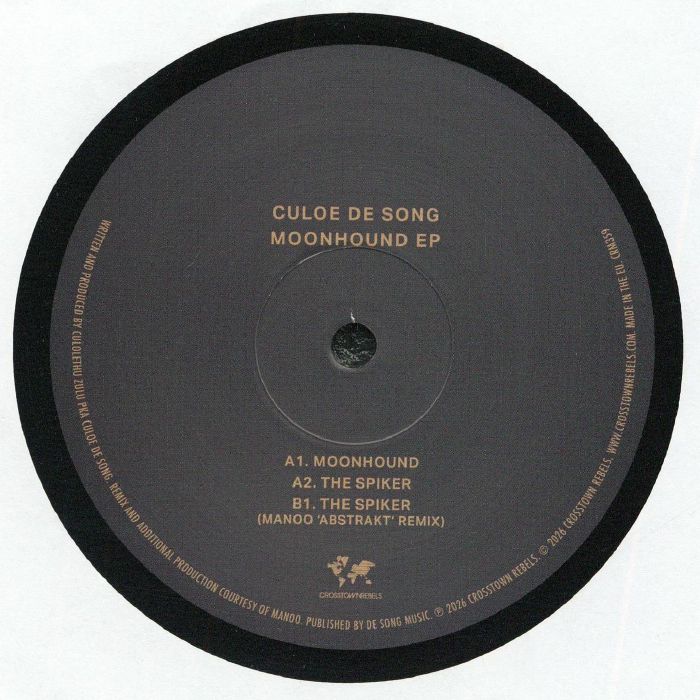 Culoe De Song – Moonhound EP (12", Crosstown Rebels, 2026) Back Cover