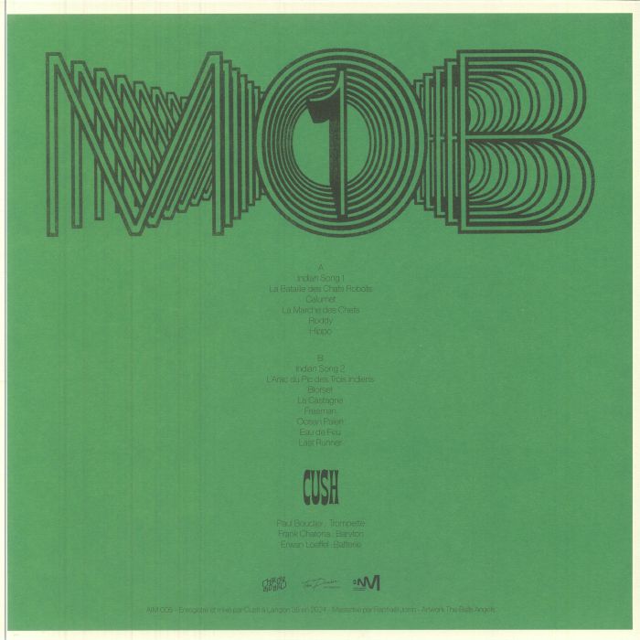 Cush – MOB 1 (LP, Miroir, 2025) Back Cover