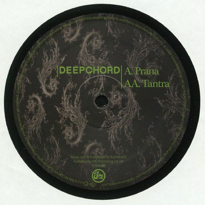 Deepchord – Prana / Tantra (12", Soma Quality Recordings, 2025) back cover