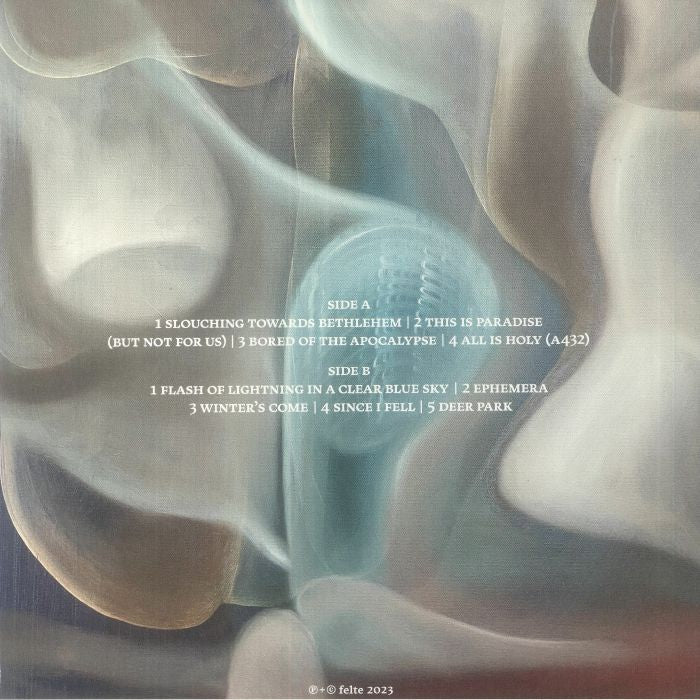 Devon Church – Strange Strangers (LP, Teal, Felte, 2023) Back Cover