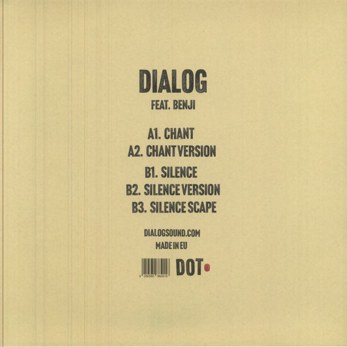 Dialog feat. Benji – DOT 4 (LP, DOT, 2026) Back Cover