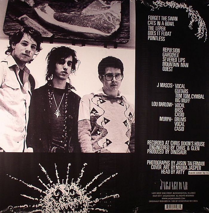 Dinosaur Jr. – Dinosaur (LP, Jagjaguwar, 2011) Back Cover