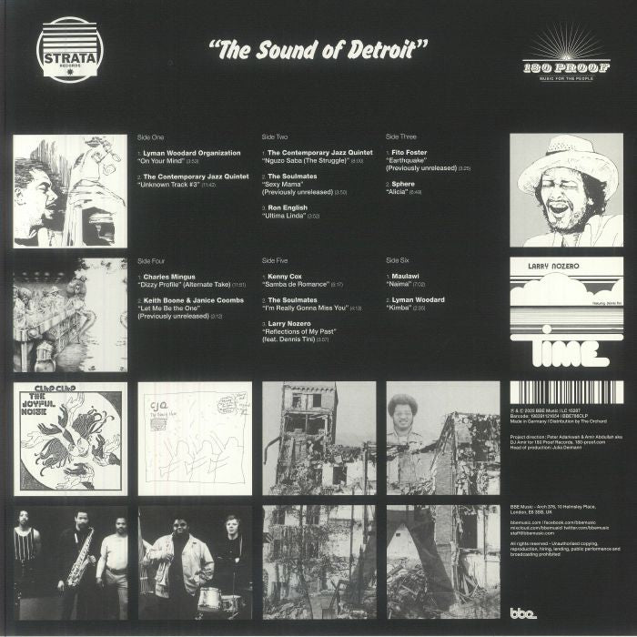 DJ Amir – The Sound Of Detroit Volume 2 (3xLP, Strata Records, 2026) Back Cover