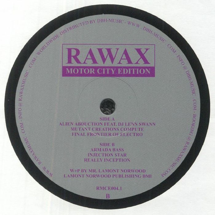 DJ Di'jital – Final Frontier Of Electro (12", Rawax, 2017) Back Cover