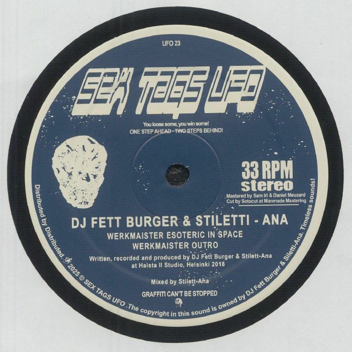 DJ Fett Burger Stiletti-Ana – Werkmaister (12", Sex Tags UFO, 2025) Back Cover