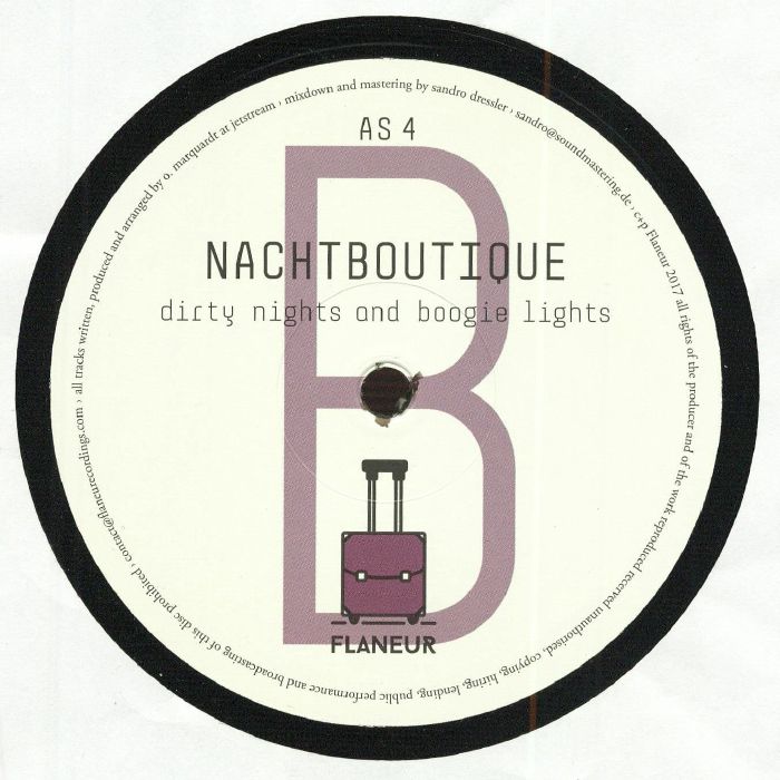 Dj Jauche – Nachtboutique: Dirty Nights & Boogie Lights Pt 4 (12", limited, Flaneurecordings, 2026) Back Cover