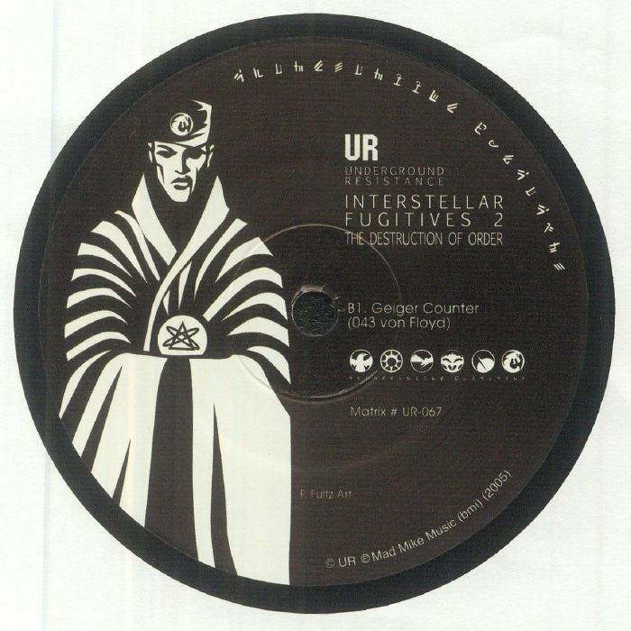 DJ S2 Von Floyd – Post Emancipation Psychosis / Geiger Counter (7", Underground Resistance, 2006) Back Cover