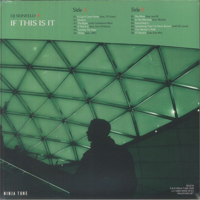 DJ Seinfeld – If This Is It (LP, Clear Vinyl, Ninja Tune, 2026) Back Cover