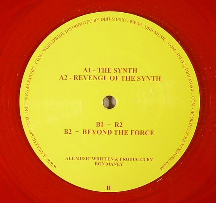 DJ Skull Ron Maney – Revenge Of The Synth (12", Red, Chiwax, 2014) Back Cover
