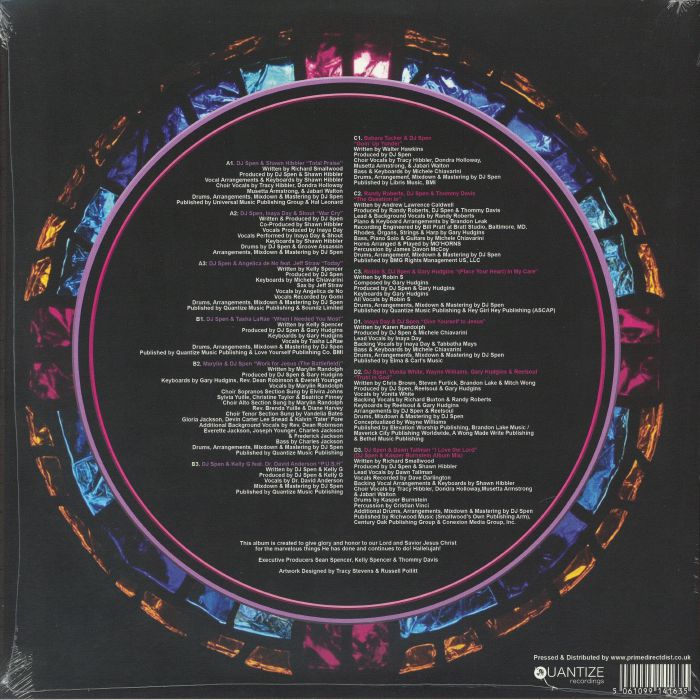 DJ Spen – The Praise Party (2xLP, Quantize Recordings, 2026) Back Cover