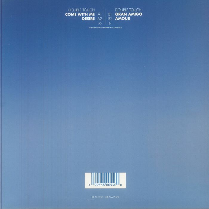 Double Touch – Gran Amigo (12", All Day I Dream, 2025) back cover