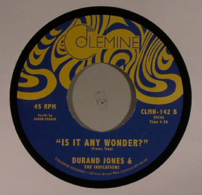 Durand Jones & The Indications – Make A Change (7", Colemine Records, 2017) Back Cover