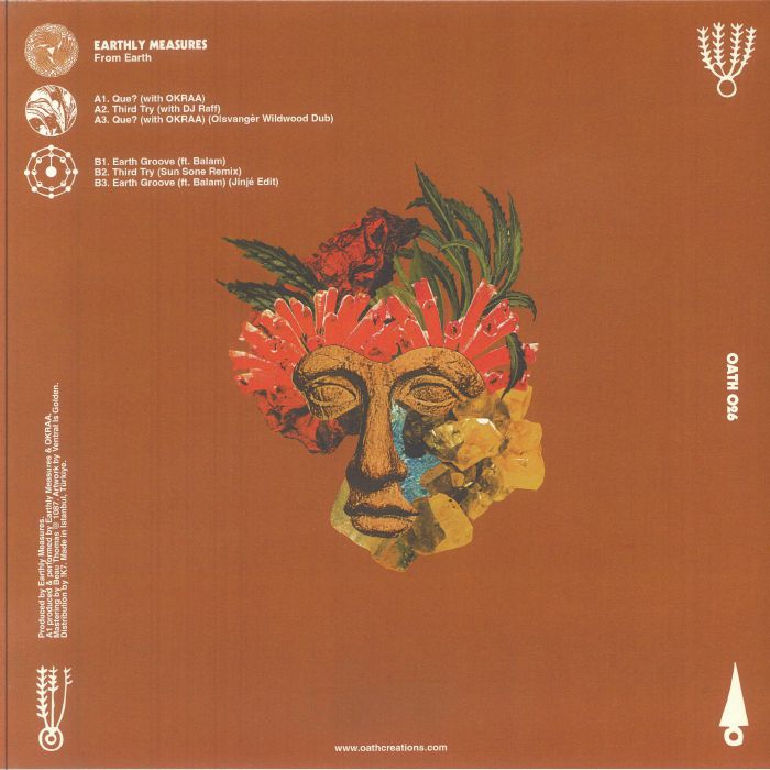Earthly Measures – From Earth (12", Oath, 2025) Back Cover
