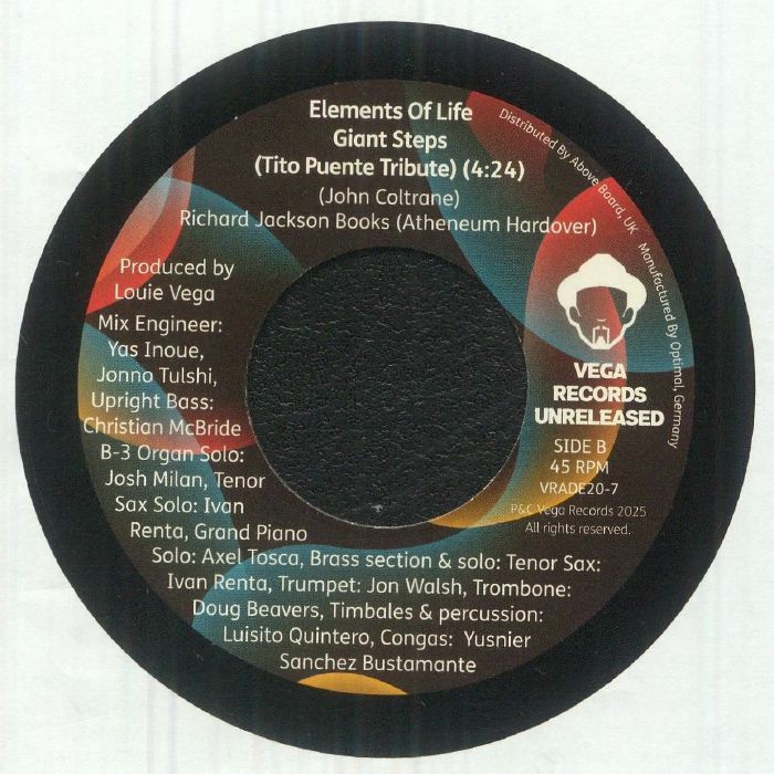 Elements Of Life – Maria Fumaca / Giant Steps (Tito Puente Tribute) (7", Vega Records, 2025) Back Cover