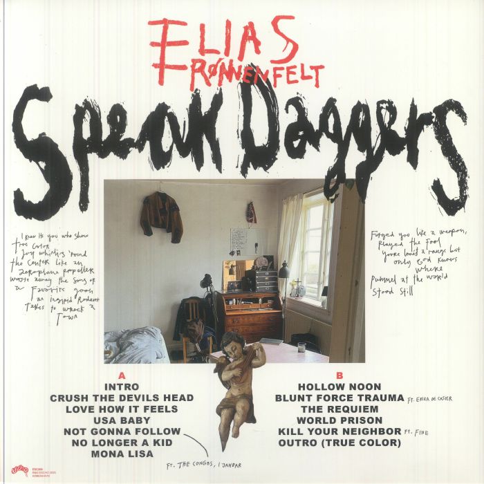 Elias Rønnenfelt – Speak Daggers (LP, 180g, Escho, 2025) Back Cover